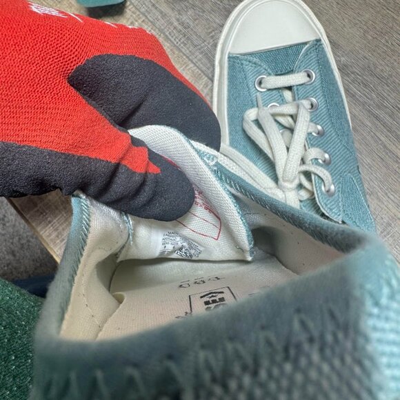 Converse Chuck 70 Teal Canvas Mule Sneakers Women's Size 8 - Picture 5 of 7